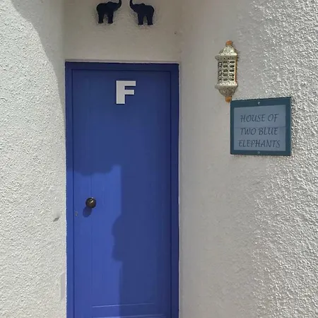 Two Blue Elephants